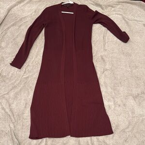 White House Black Market Deep Red Sweater